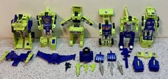 1985 Hasbro Transformers G1 Constructicons Combiners Devastator Near Complete