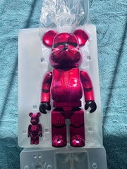 Star Wars: Be@rbrick Sith Trooper Chrome Ver. 100％ & 400 (New – Please Read)