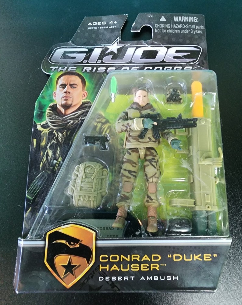 GI Joe Rise Of Cobra Conrad ‘Duke’ Hauser Desert Ambush 08 Hasbro Channing Tatum