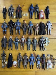 Star Wars Black Series 31 Loose Figure Mandalorian Lot – Complete