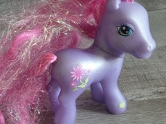 My Little Pony Ponies MLP G3 Petal Blossom Long Hair Daisy Cutie Mark b224b