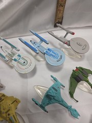 Vintage 1994 Micro Machines Star Trek Collection TV Movie Ships Lot of 15