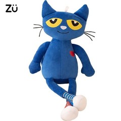 15 in ZU Cartoon Character Pete the Cat Plush Doll Soft Stuffed Cats Toys Kawaii