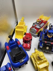 Huge Paw Patrol Vehicle Figure Toy Lot Chase Marshall Rubble Skye Boat Mission