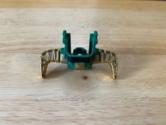 Power Rangers Original Bull Head Green Helmet with Horns Zeo Megazord – Original