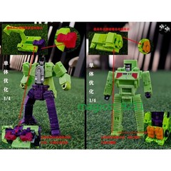 QQT PLA 3D Printing Upgrade Kit For SS86 Devastator Combination Team Members New