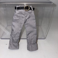 Retro Mego Light Gray Pants W Belt For 8” Action Figures