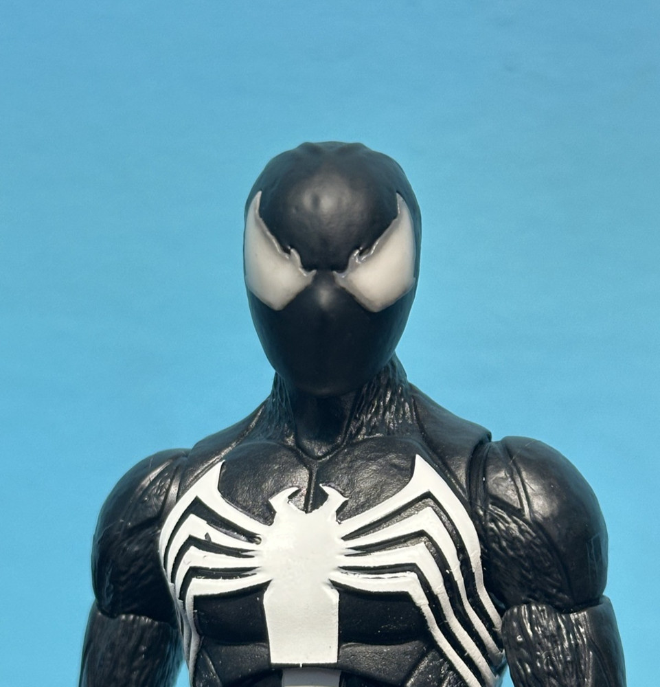 HEAD ONLY Insomniac Marvel Legends Symbiote Black Suit Spider Man 2 PS5 Custom
