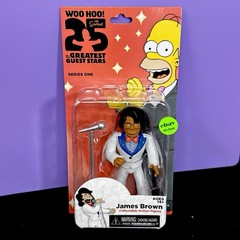 NECA The Simpsons JAMES BROWN 25th Anniversary 5 Inch Action Figure Series 1 New