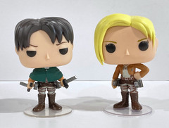 Funko Pop! Attack on Titan Levi Ackerman #235 and Annie Leonhart #236 Vaulted!