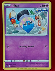 1.25in PIKACHU & 1in INKAY Pokemon Micro Mini figures & Corresponding Cards