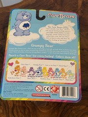 Care Bears Grumpy Bear Figure NIB Play Along 2002 Clip On 3.5″ Bag Clip