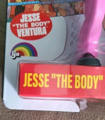 LJN WWE Jesse Body Ventura Black Card MOC Target Exclusive Mattel
