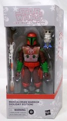 Star Wars Black Series Mandalorian Warrior Holiday Edition 6″ Figure Hasbro New