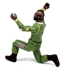 The A-Team Mr.T, B.A. Baracus Green Suit Action Figure Cannell Prod. 1983 Loose