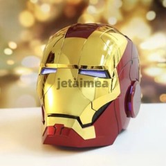 Iron Man Gold Mask Cosplay AUTOKING MK5 1:1 Helmet Wearable Voice-control New US