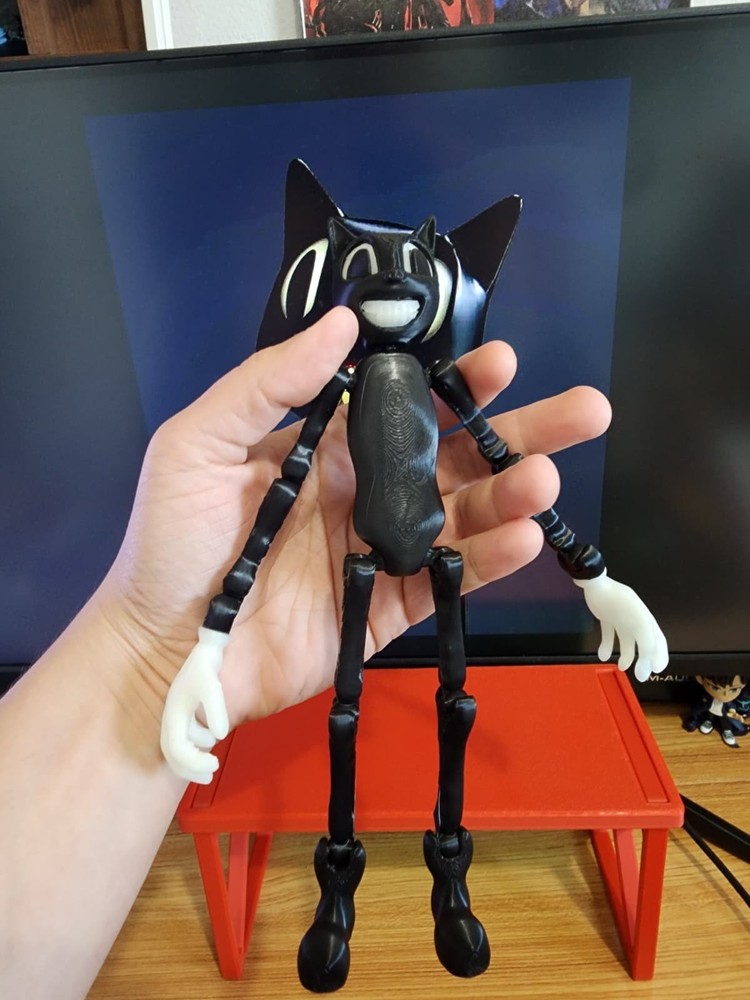 Cartoon Cat – Trevor Henderson – Articulated Glow in the dark