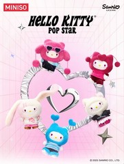 💡 Miniso x Sanrio Hello Kitty Pop Star Vinyl Plush One Random Blind Box