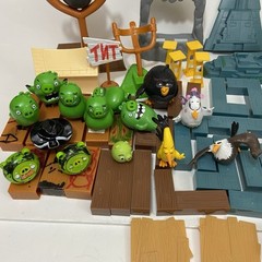 Huge Angry Bird Miscellaneous Toy Lot Figures Building Parts Star Wars