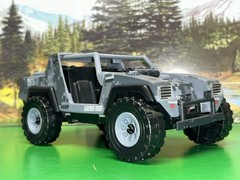 🔥1/18 GI JOE VAMP MK II ‘Danger at the Docks’ Jeep 2014 Digital Camo 3.75”