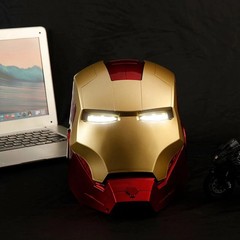 1:1 Iron Man MK5 Jarvis Deformable Voice Control Wearable Helmet Electroplated