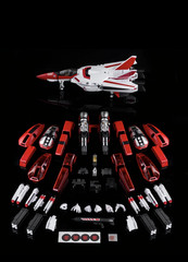 FG01 FG-01 Jetfire G1 Macross VF-1S VF1S Deluxe Version With a metal stand