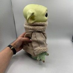 Mattel Star Wars The Mandalorian Child Plush Grogu Stuffed Toy Carrying Bag EUC