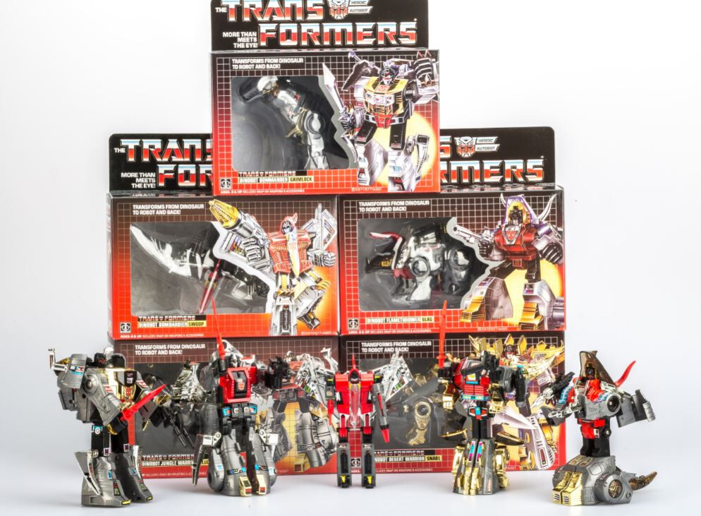 TRANSFORM G1 Reissue Dinobots set Slag/Sludge/Snarl/Swoop/Grimlock Brand New