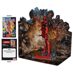 McFarlane Toys – Marvel Deadpool 1:10th Scale Posed Figure with Scene The New Mu