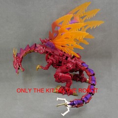 Upgrade Kit For Legacy Transmetal II Megatrn Replace Tail Knife Weapon