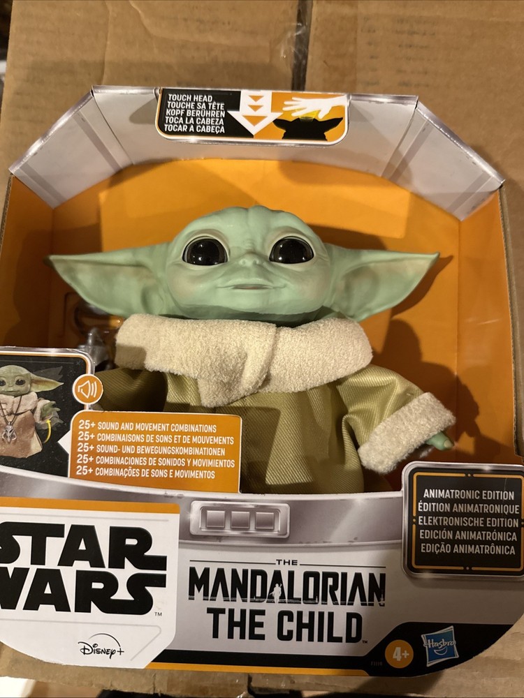 Star Wars Mandalorian The Child Baby Yoda Animatronic Toy Disney Hasbro NIB