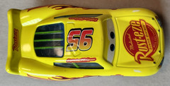 Disney Pixar Cars 3 Flaming Yellow Lightning McQueen Diecast 1:55 FC Piston Cup