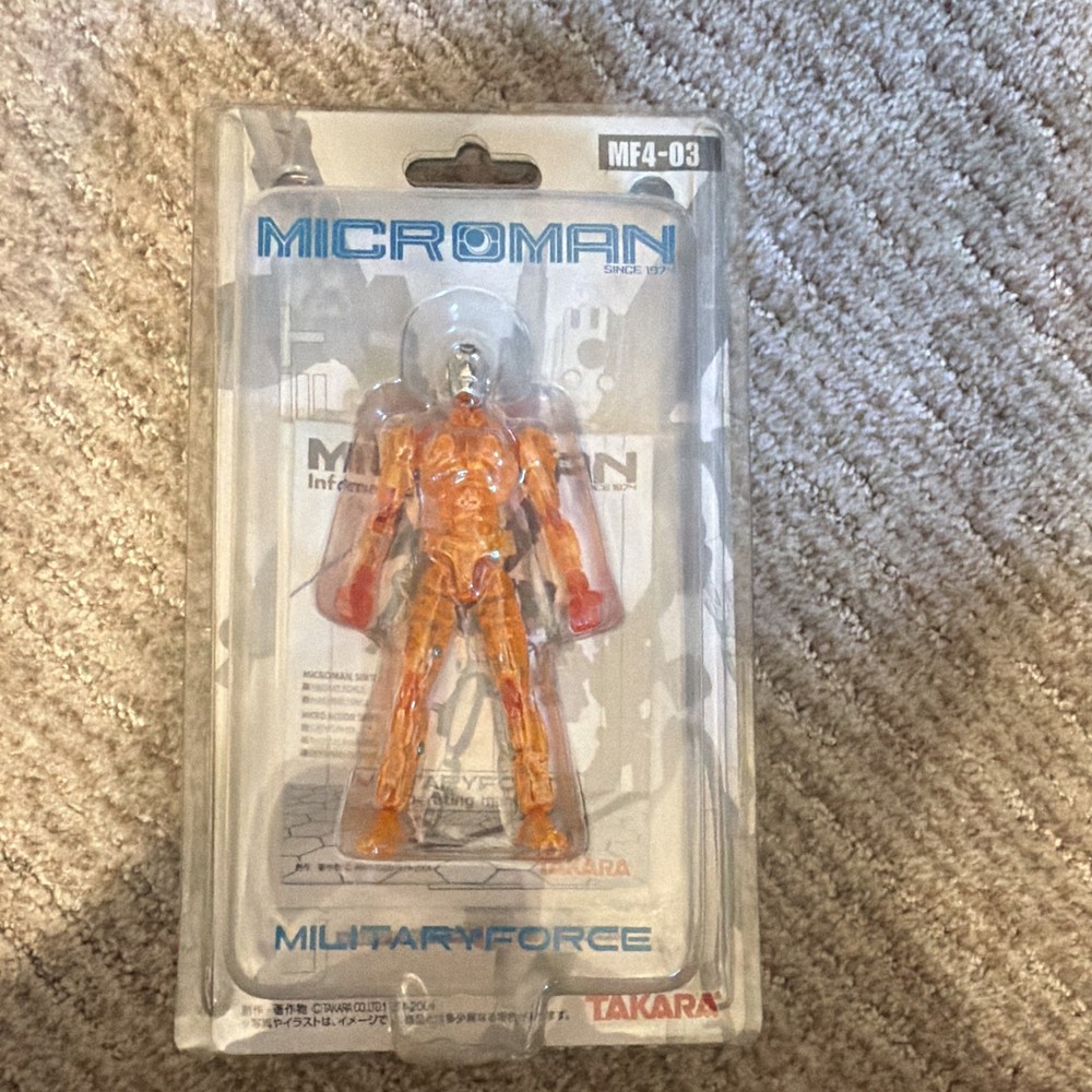 2004 Takara MICROMAN MF4-03 Micronaut Virtual Task Military Force action figure