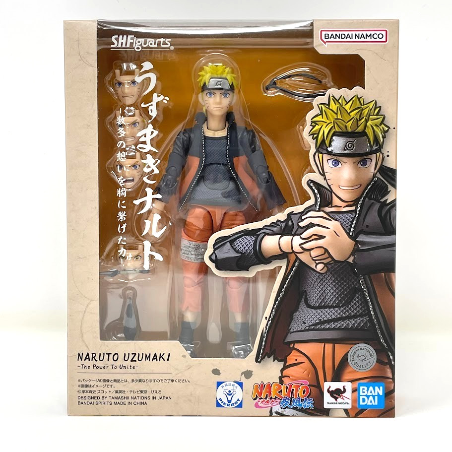 S.H.Figuarts Naruto Uzumaki -The Power To Unite- TAMASHII NATIONS Japan NEW
