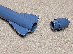 Vintage GI Joe Conquest X-30 Bomb Missile Rocket w/ Cap Part ARAH 1986 – NICE