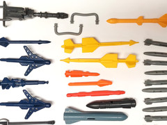 GI Joe Action Figure ARAH Weapons Parts Accessories Gun 80s 90s Lot Vehicle Base