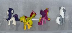 Bundle Lot Little Pony Mini Hasbro Figures Set 5 Pony’s & Unicorns 1.5”-2” Tall
