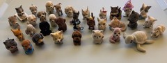 Kitty Puppy Zoo In My Pocket Assorted 34 Flocked Figures Used