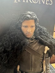 ThreeZero Jon Snow Nightwatch 1/6 Scale Figure Opened Complete Game of Thrones