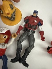 Mixed Toy Figure Lot Ben 10 Transformers Paw Patrol Among Us Dr Seuss 12 pcs