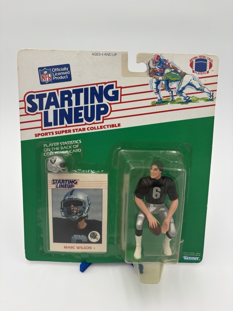 1988 Kenner Starting Lineup Marc Wilson Oakland Raiders