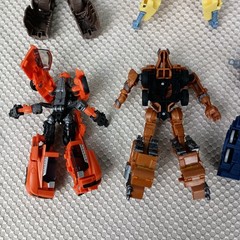 Lot (7) Transformers Rise of Beasts Figures Flex Changer Cheetor Optimus Primal