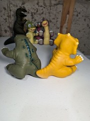 Pizza Hut 1988 THE LAND BEFORE TIME Six (6) Hand Puppets COMPLETE SET