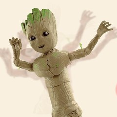 Marvel Studios I Am Groot Groove ‘N Grow Groot, 13.5-Inch Interactive Action Fig