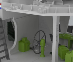 GI Joe USS FLAGG Aircraft Carrier – 3D Printed for ARAH 12 FEET LONG