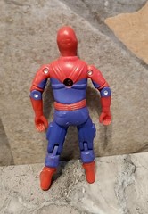 GI Joe Black Major Custom Spider-Man Figure Complete 3.75″ O-RING w/ Alt Head