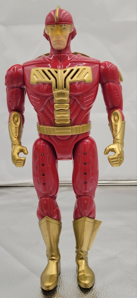 Tiger Electronics 1996 Articulated Turbo Man From “Jingle All The Way” Movie.