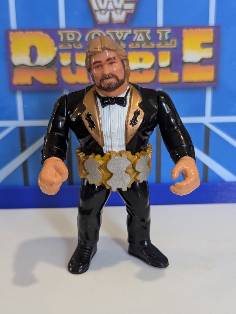 WWF Hasbro Million Dollar Man w Belt – WWE Titan Sports Vintage – Series 1