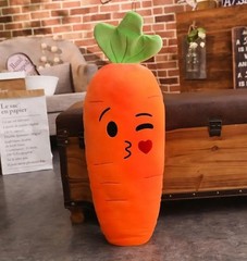 Carrot Plush Pillow 45-110cm Cute Cartoon Vegetable Stuffed Soft Toy Gift