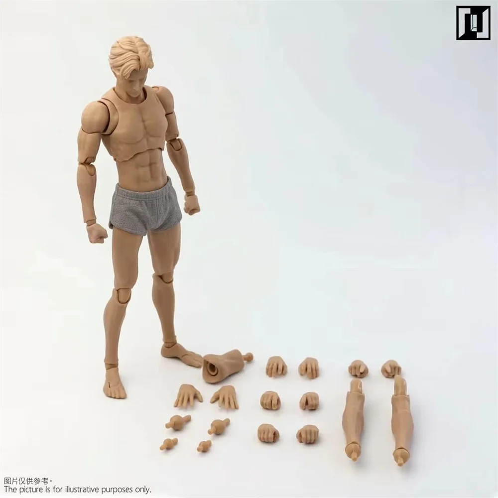 Mirrfig MF001 1/12 Male Lean Thin Joint Body 16.2cm Flexible Yellow 6″ Figure